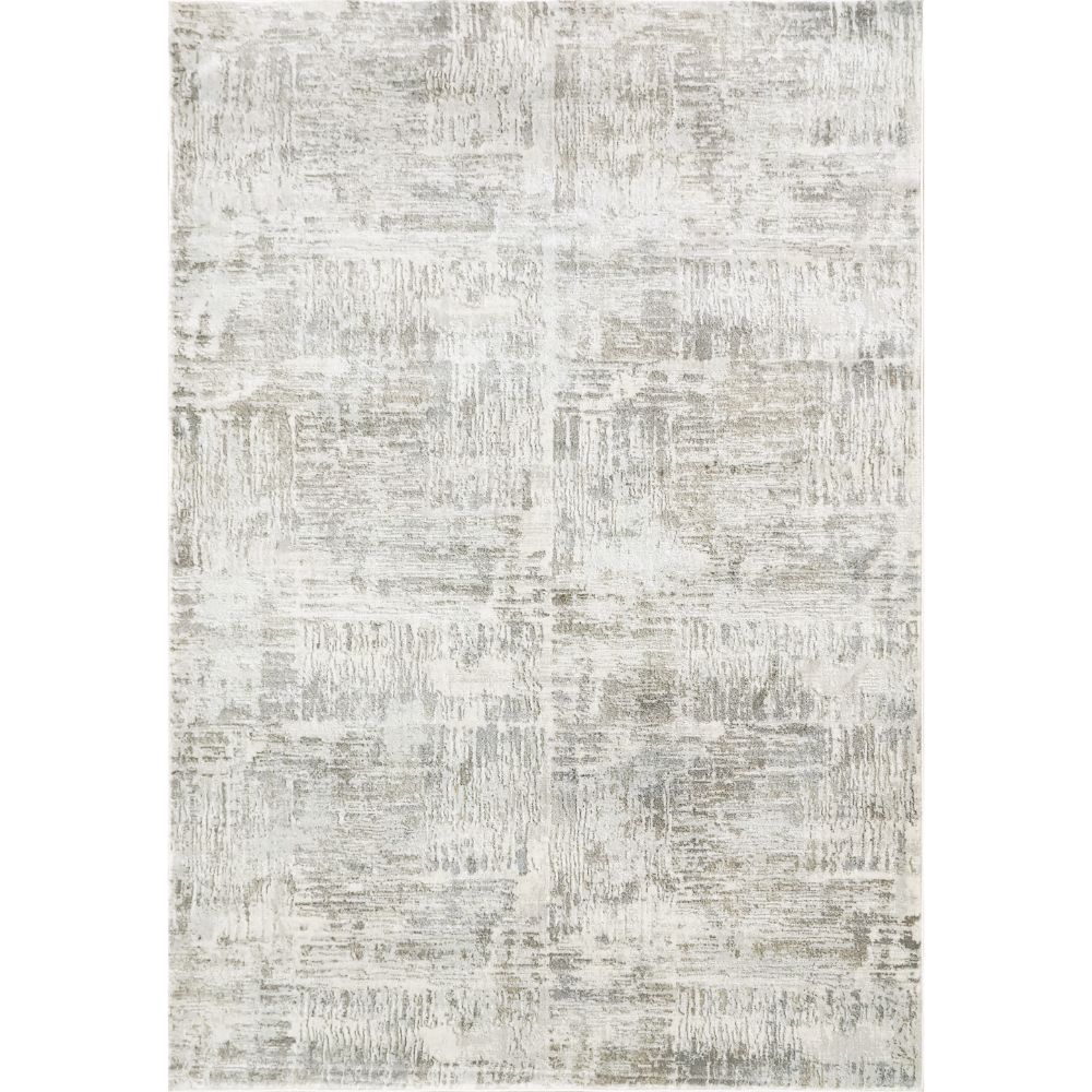 Dynamic Rugs 3555-190 Castilla 9 Ft. X 12.10 Ft. Rectangle Rug in Ivory/Grey